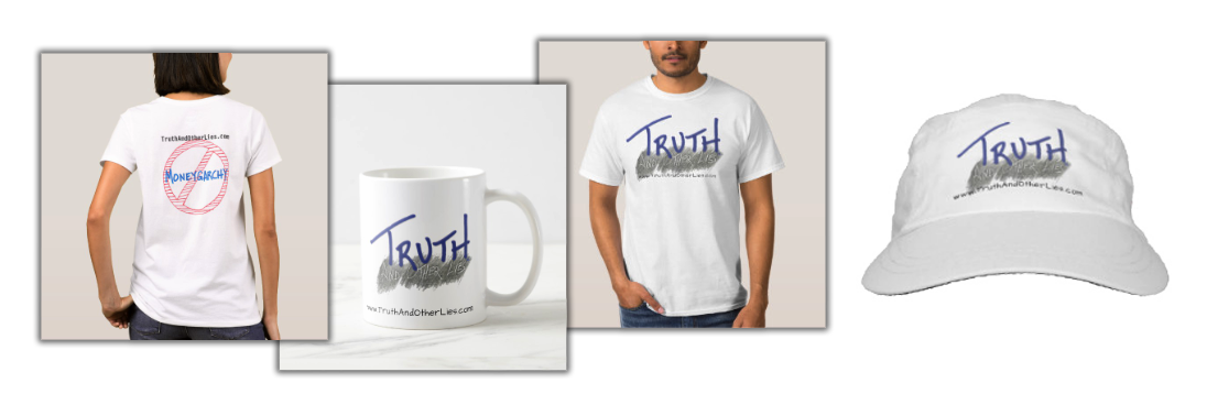 Truth and Other Lies Merjandise: T-shrts, Mug, Hat